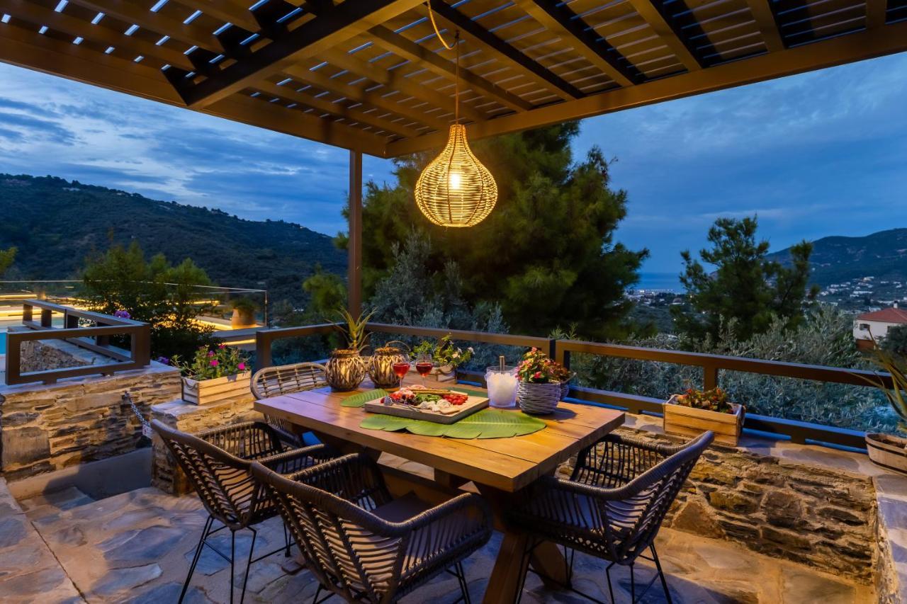 Villa Politimi Luxury Retreat 斯科派洛斯 外观 照片